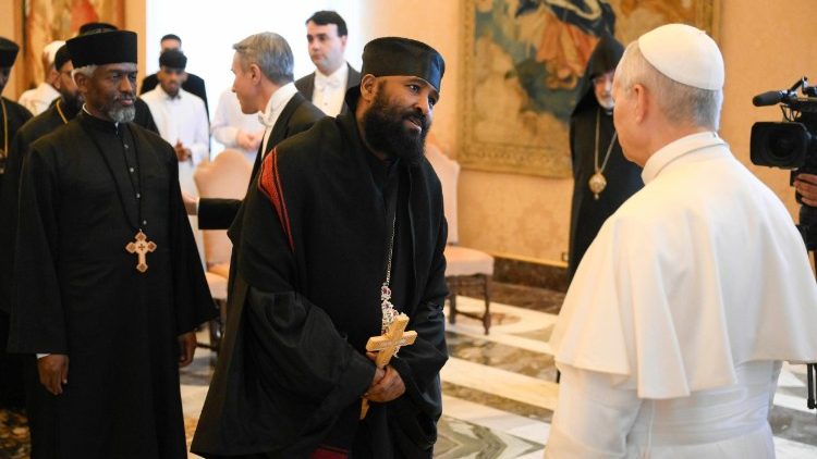 2026.02.05 Makuhani na Wamonaki wa Kiorthodox wa Mashariki wamekutana na Papa Leo XIV.