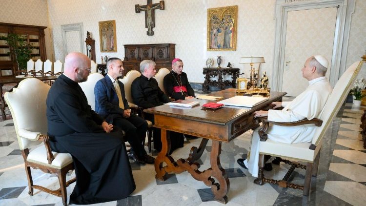 Падчас папскай аўдыенцыі для прадстаўнікоў каталіцкага апостальства “Courage International”