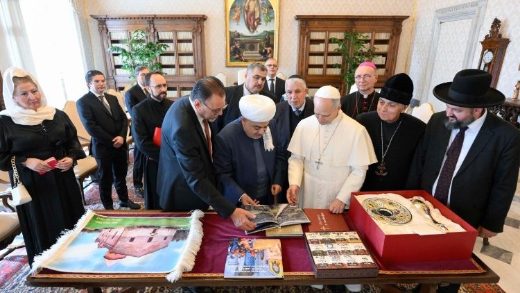 Святы Айцец сустрэўся з міжрэлігійнай дэлегацыяй з Азербайджана