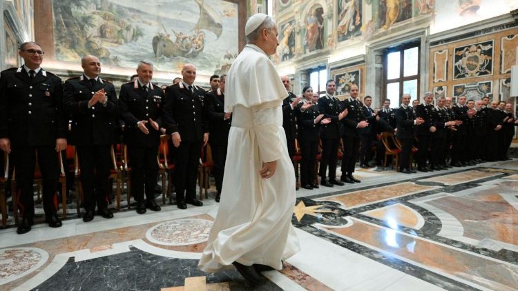 The Pope entrusted them to the protection of May, Virgo Fidelis