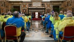 Լեւոն ԺԴ. Պապը ողջունեց Իտալիոյ «Միզերիքորտիէ»-ի կամաւորները. 