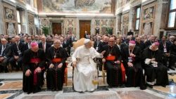 La Leon al XIV-lea, participanții la adunarea plenară a Academiei Pontificale pentru Viață