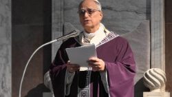 Påve Lewo XIV unde mässa i Sankta Sabina 