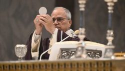 El Papa León XIV en celebración eucarística 