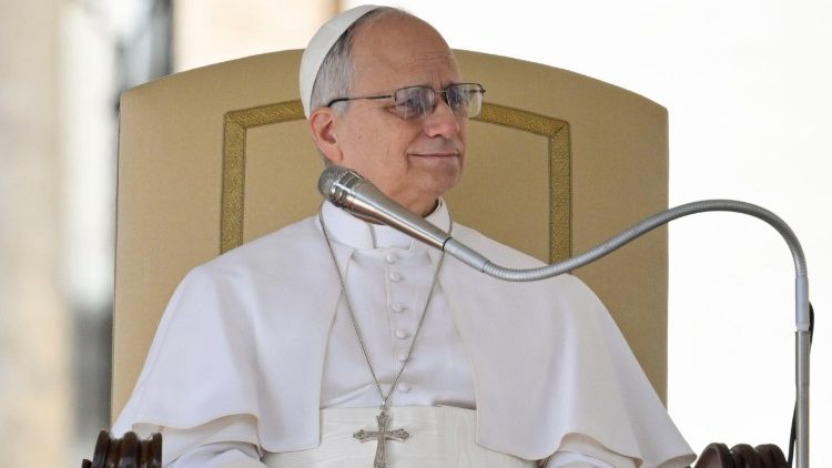 Papst Leo XIV. bei der Generalaudienz
