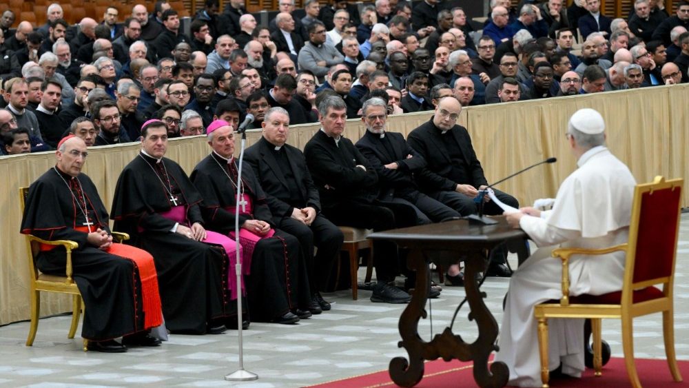 Аўдыенцыя для духавенства Рымскай дыяцэзіі