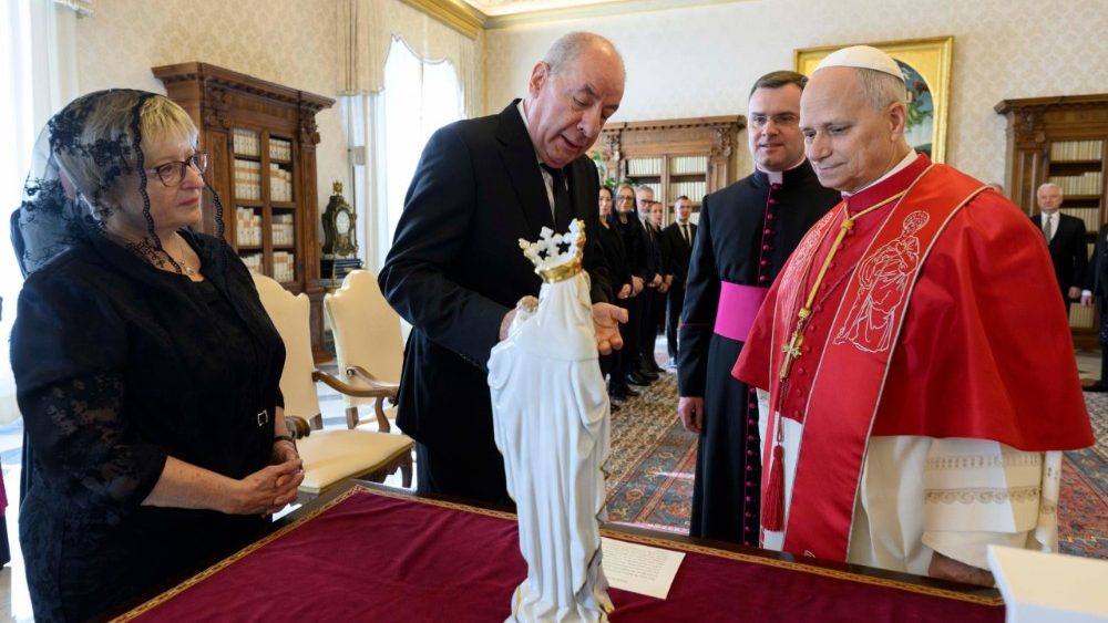 La Leon al XIV-lea, președintele Ungariei Tamás Sulyok