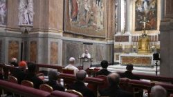 Poslední rozjímání biskupa Vardena při duchovních cvičeních pro papeže a vedoucí dikasterií Římské kiurie