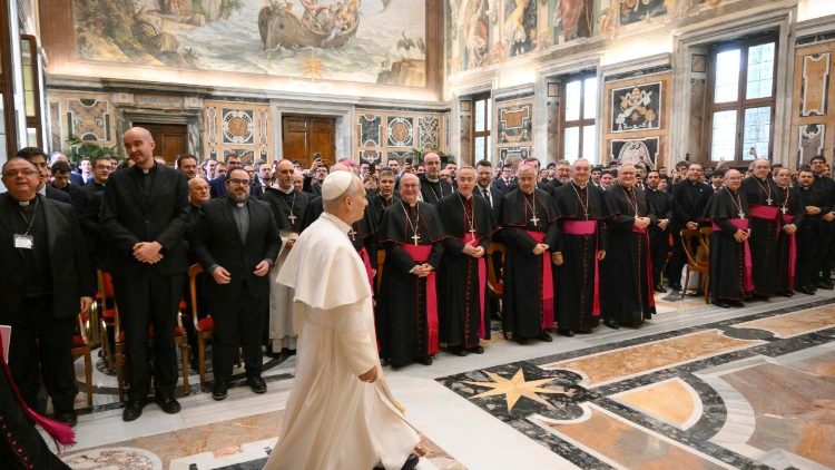 Папская аўдыенцыя для семінарыстаў з Іспаніі