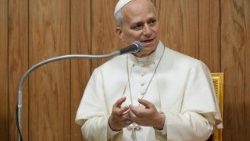 El Papa León XIV en la parroquia de Quarticciolo