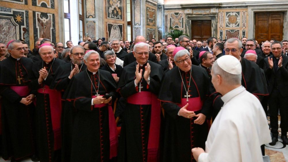 Аўдыенцыя Папы Льва XIV для тэолагаў з Апуліі і Калабрыі