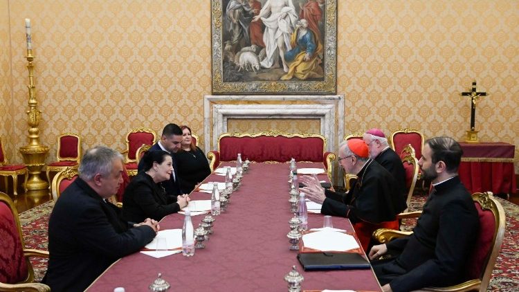 La presidenta de Malta recibida en la Secretar&iacute;a de Estado del Vaticano