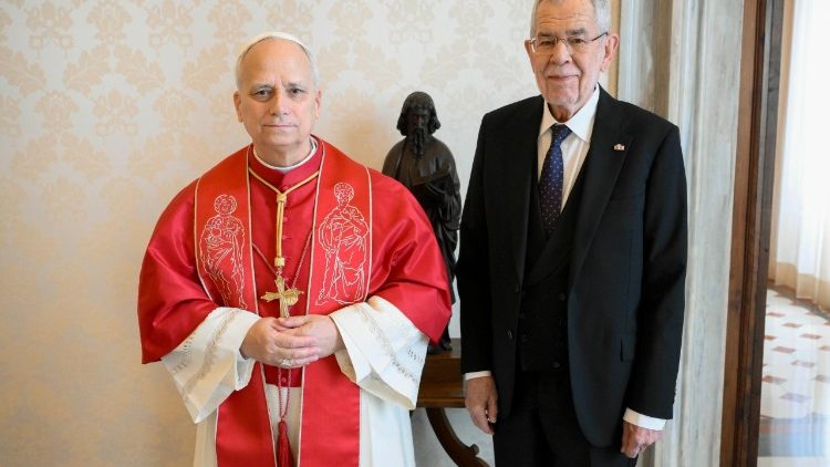 Pope Leo XIV receives the President of the Republic of Austria