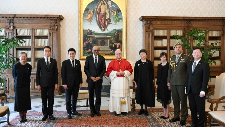 Pope Leo receives the President of the Republic of Singapore