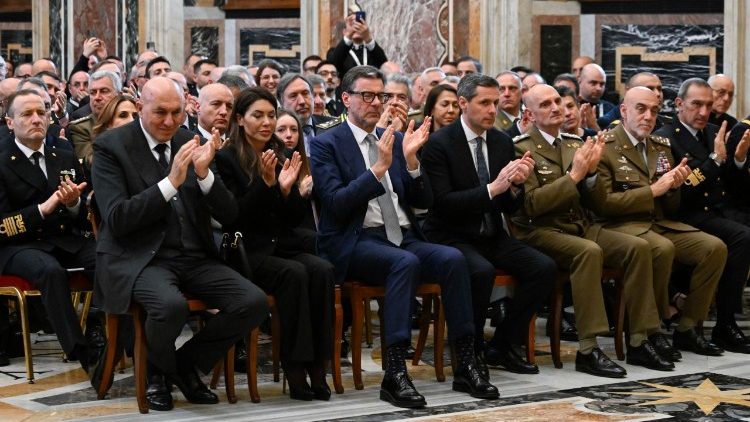 2026.03.07 Itālijas Militārā ordinariāta kapelāni vizītē pie pāvesta