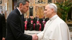 Аўдыенцыя для членаў Вайсковага ардынарыята Італіі