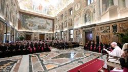 El Papa recibe en audiencia a los capellanes y oficiales del Ordinariato Militar para Italia