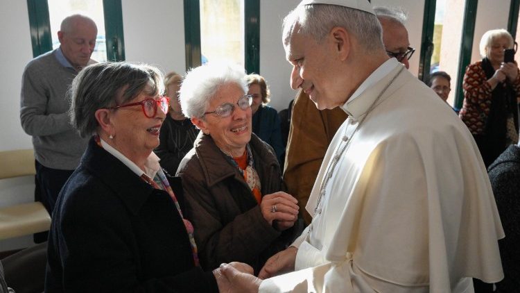 Papst Leo in der Pfarrei Santa Maria della Presentazione in Torrevecchia