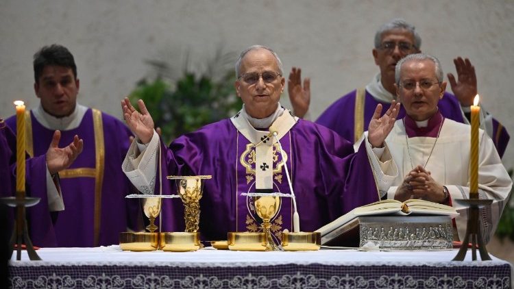 Pope Leo celebrates Mass at the parish of Santa Maria della Presentazione