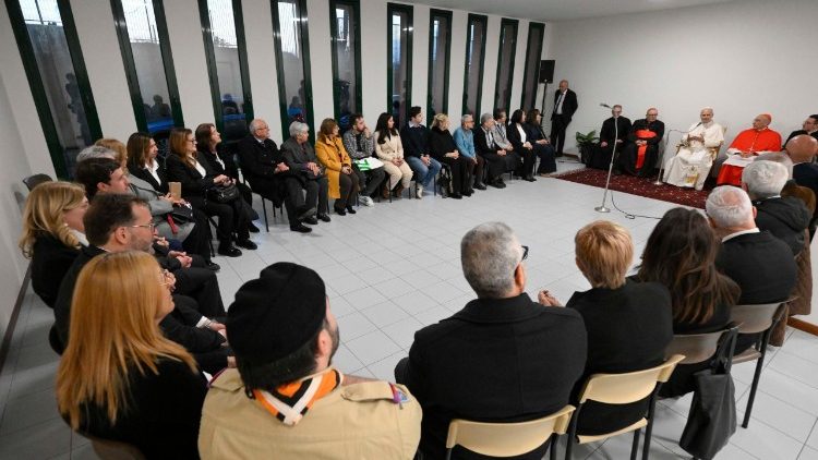 Papst Leo in der Pfarrei Santa Maria della Presentazione in Torrevecchia