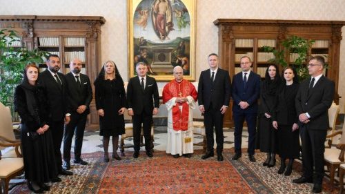 O Papa com a Presidência colegiada da Bósnia e Herzegovina