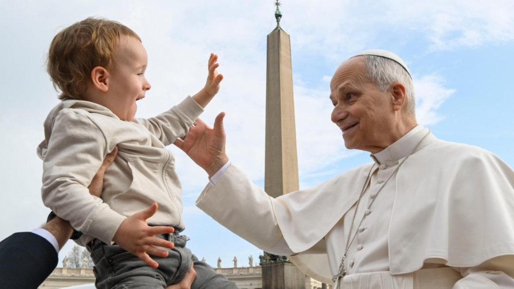 Papa Leoni XIV gjatë audiencës së përgjithshme