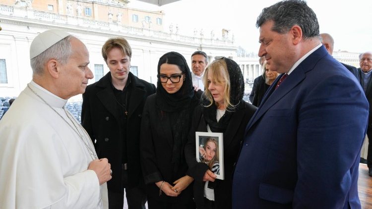 Dal Papa i famigliari di Pamela Gianini