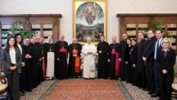 La audiencia privada tuvo lugar el pasado jueves 12 de marzo en la Biblioteca Apostólica.