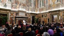 Папата с участниците в четвъртото издание на „Катедра на приемането“