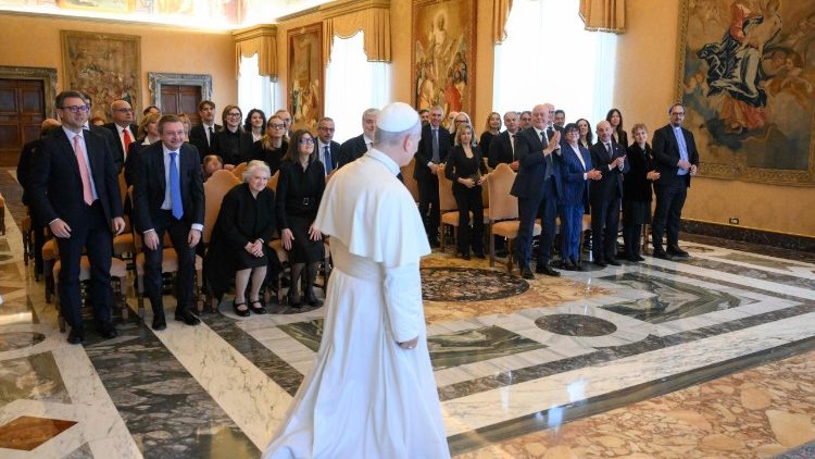 Encuentro del Papa con los miembros de la Fundaci&oacute;n Cat&oacute;lica, viernes 13 de marzo de 2026