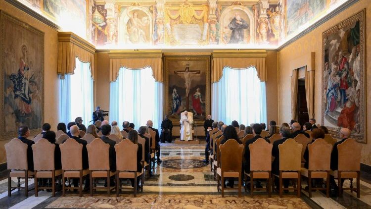 Encuentro del Papa con los miembros de la Fundaci&oacute;n Cat&oacute;lica, viernes 13 de marzo de 2026