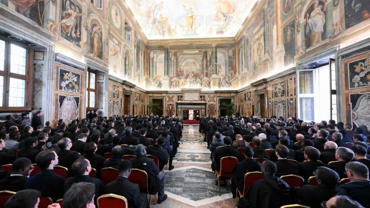 Un immagine dell'udienza 