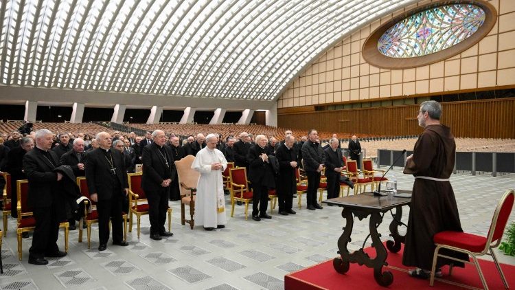 Father Pasolini delivers Lenten Meditation to Pope Leo XIV and Roman Curia