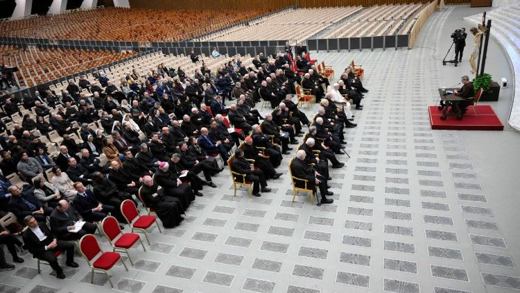 Un momento de la pr&eacute;dica de Cuaresma del viernes 13 de marzo de 2026