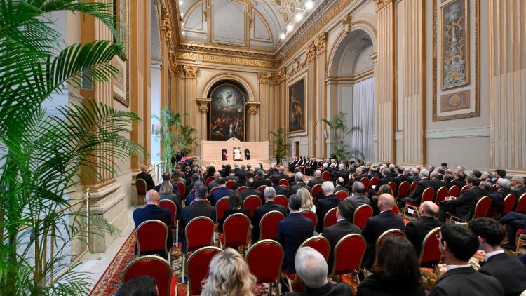 Opening ceremony of the inauguration of the Vatican's judicial year in the Hall of Blessings