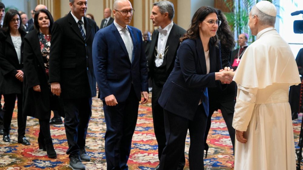 Аўдыенцыя для членаў Трыбунала Дзяржавы Ватыкан