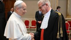 Аўдыенцыя для членаў Трыбунала Дзяржавы Ватыкан