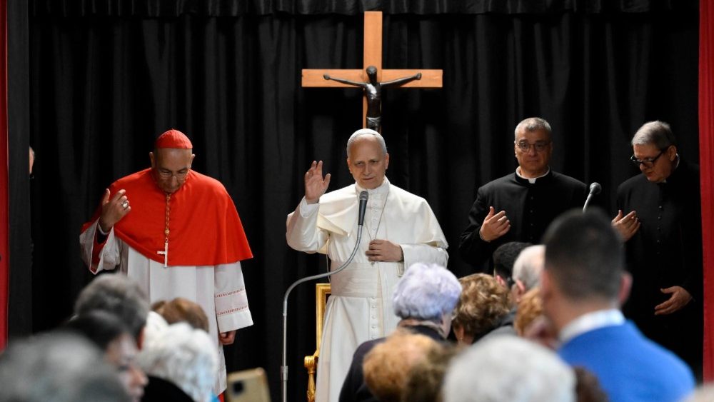 Візіт Льва XIV у рымскую парафію Найсвяцейшага Сэрца Езуса 