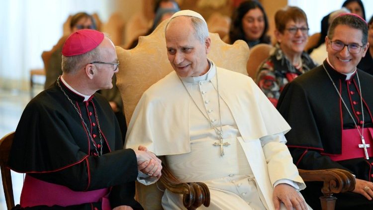 Bei der Begegnung an diesem Montag im Vatikan