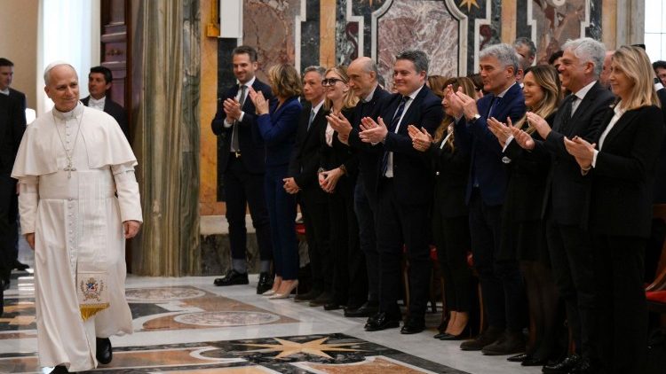 A audi&ecirc;ncia foi realizada na Sala Clementina, no Vaticano