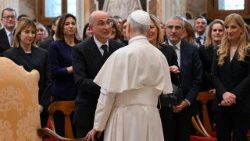 Popiežiaus audiencija RAI naujienų programos žurnalistams