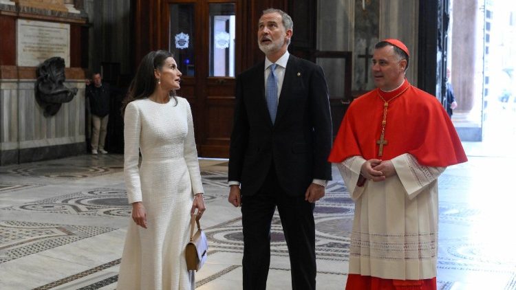 Ceremonia de posesión del título de Protocanónigo del Cabildo de la Basílica Papal de Santa María la Mayor, del rey de España 
