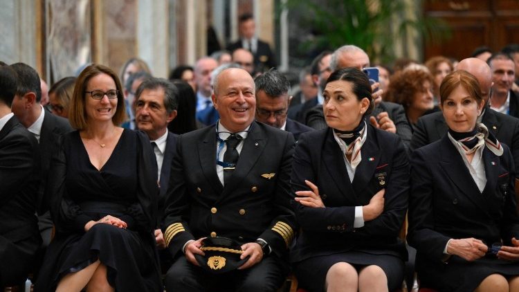 Delega&ccedil;&otilde;es da ITA Airways e do Grupo Lufthansa participaram da audi&ecirc;ncia com o Papa