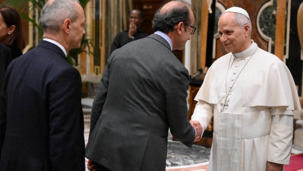 Аўдыенцыя для членаў італьянскага Нацыянальнага цэнтра транспланталогіі