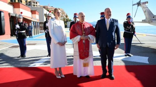 Папа Римский Лев XIV прибыл в Княжество Монако