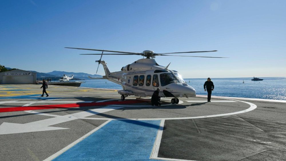 2026.03.28 Viaggio Apostolico nel Principato di Monaco - Accoglienza uï¬ iciale