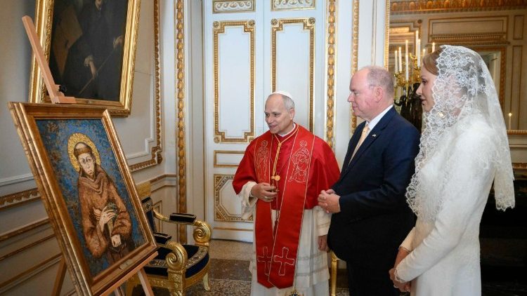 In dono al Papa un quadro di San Francesco