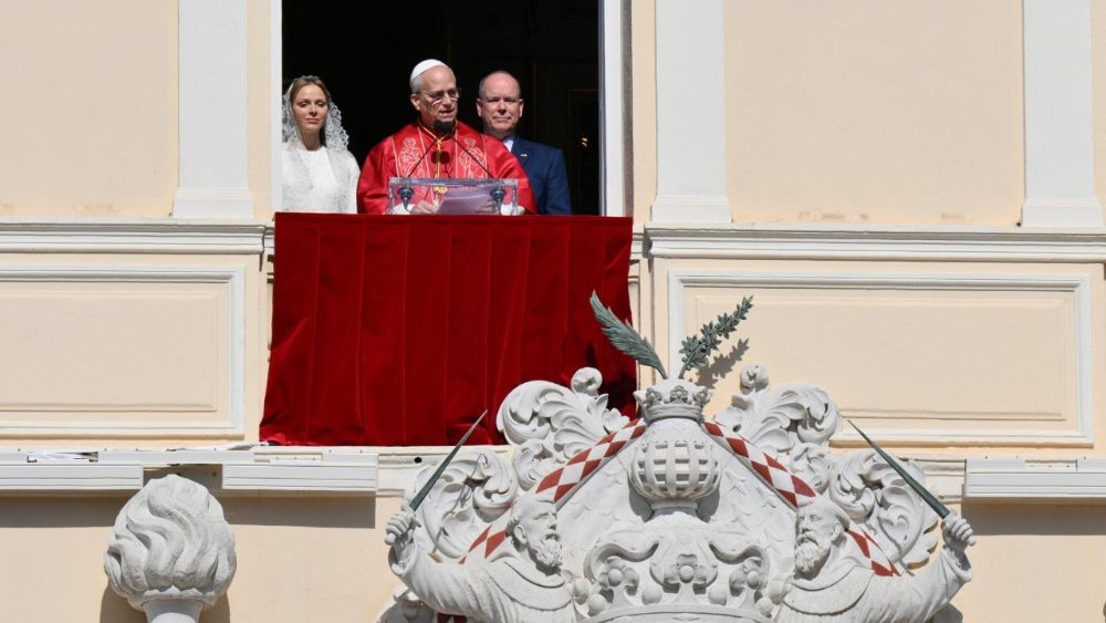2026.03.28 Viaggio Apostolico nel Principato di Monaco - Cerimonia di benvenuto e Visita di cortesia a S. A. S. il Principe di Monaco