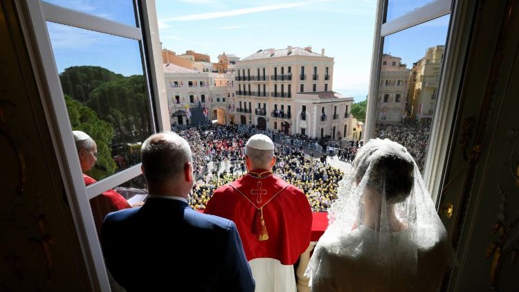 2026.03.28 Viaggio Apostolico nel Principato di Monaco - Cerimonia di benvenuto e Visita di cortesia a S. A. S. il Principe di Monaco