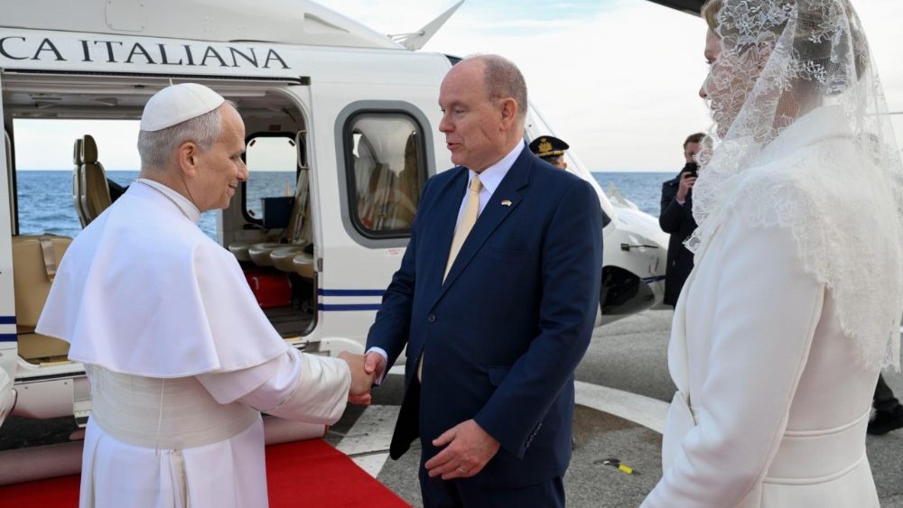 2026.03.28 Viaggio Apostolico nel Principato di Monaco - Congedo ufficiale